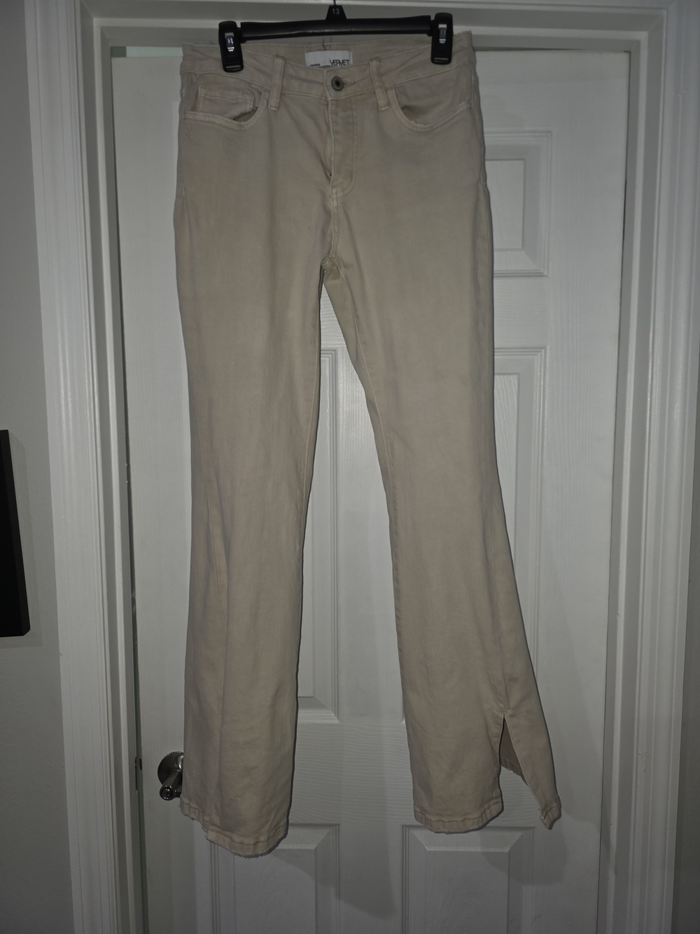 VERVET Beige High-Rise Jeans Size 29
